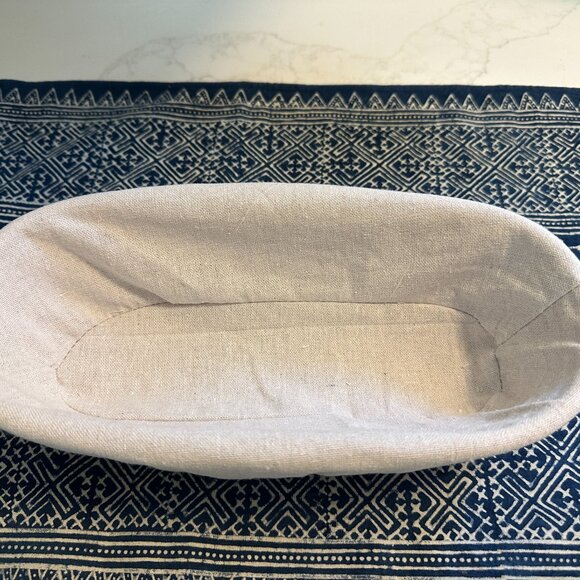 NEW Sourdough Natural Rattan Bread Proofing Basket Set of 2 Round & Oval Scraper - Picture 4 of 7